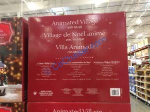 Costco-1900201-Winter-Village-with-Lights –Sound-back