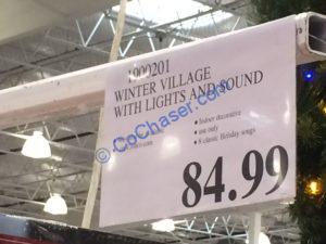 Costco-1900201-Winter-Village-with-Lights –Sound-tag