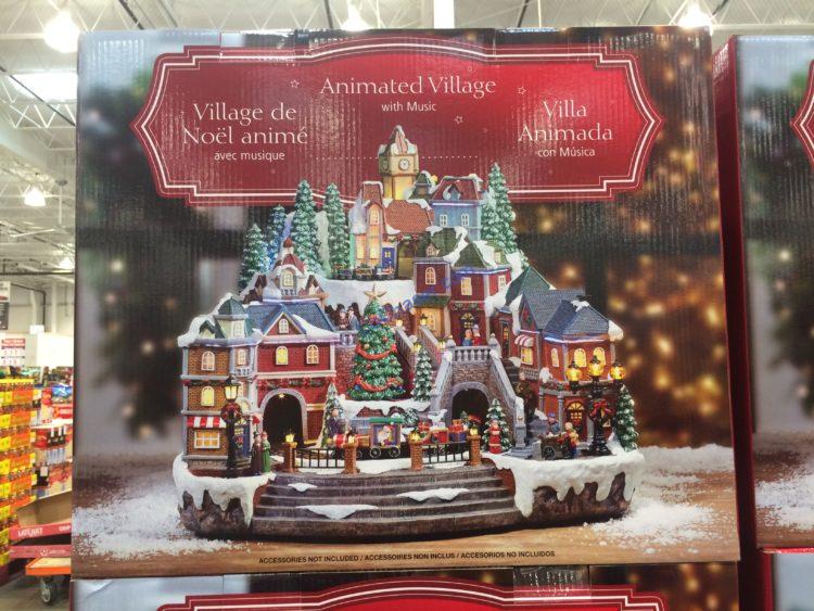 Winter Village with Lights and Sound