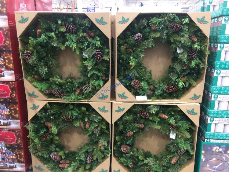 Costco190020232LEDWreathwith50DualColorLightsall CostcoChaser