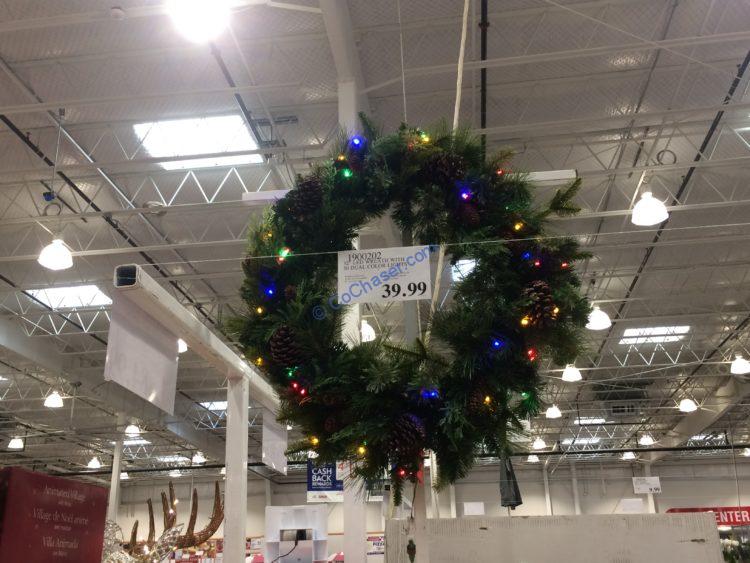 Costco-1900202-32-LED-Wreath-with-50-Dual-Color-Lights