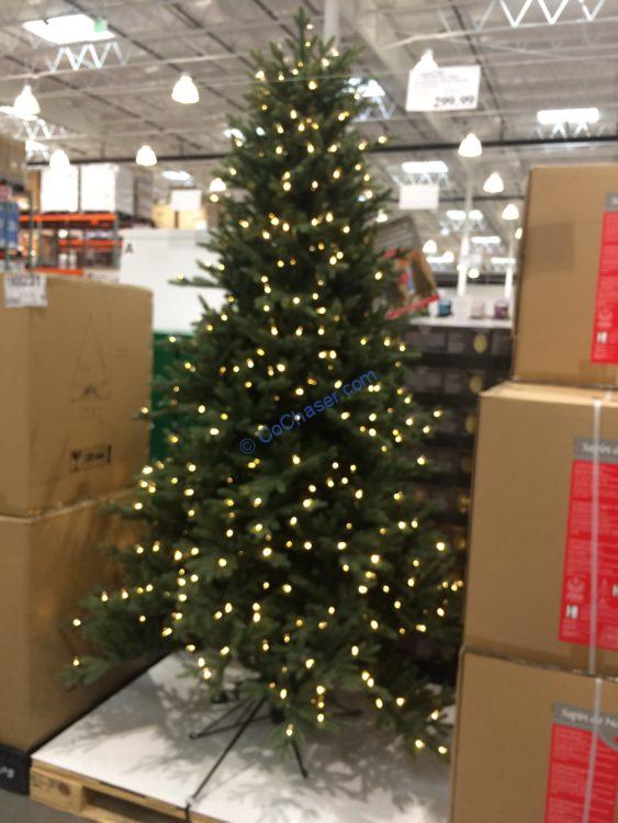 7.5' Pre-Lit LED Christmas Tree Surebright Dual Color EZ Connect