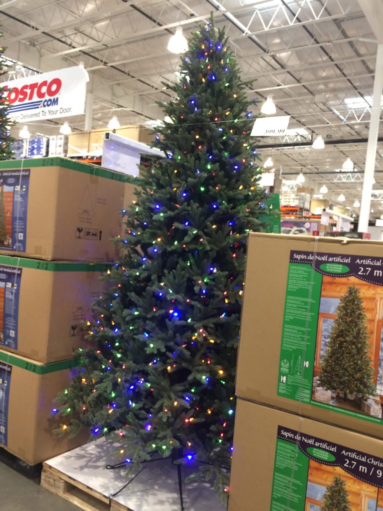 9′ Pre-Lit LED Christmas Tree Surebright Dual Color EZ Connect ...