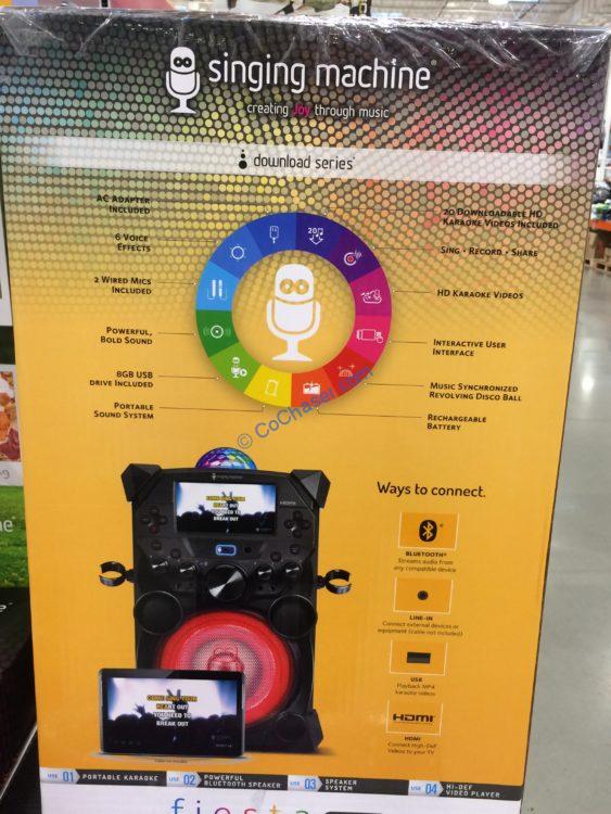 Costco2009040SingingMachineSD 9040PortableKaraokeSystem1