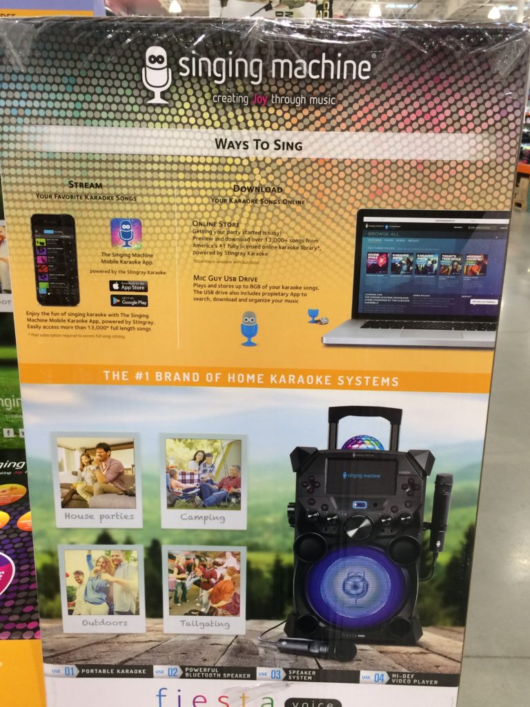 Costco2009040SingingMachineSD 9040PortableKaraokeSystemback