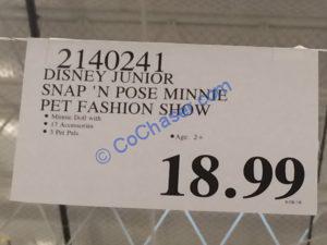 Costco-2140241-Disney -Junior-SnapN-Pose-Minnie-Pet-Fashion-Show-tag