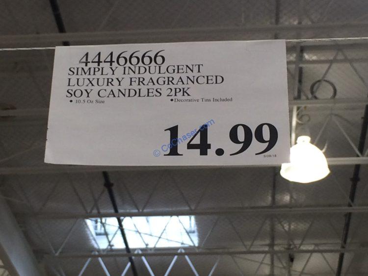 Costco4446666SimpleIndulgentLuxuryFragrancedSoyCandlestag