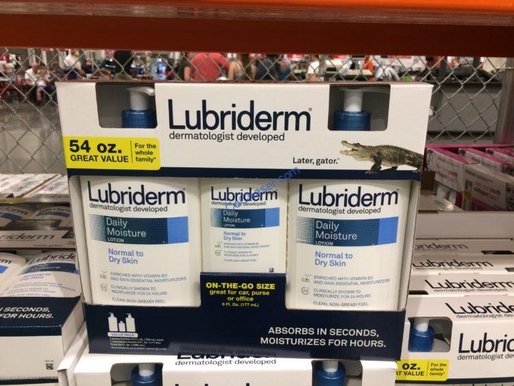 Lubriderm Daily Moisture Lotion 2-pack, 24 fl oz + 6 fl oz