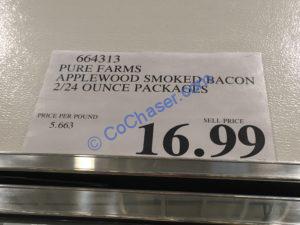 Costco-664313-Pure –Farms-Applewood-Smoked-Bacon-tag