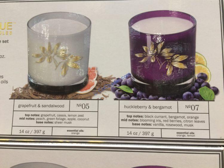 Bellevue Luxury Candles Set 4 Pieces CostcoChaser