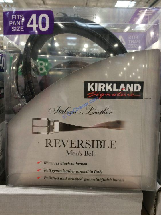 Costco7654987KirklandSignature MenReversibleLeatherBeltspec CostcoChaser