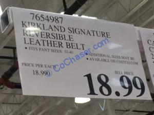 Costco-7654987-Kirkland-Signature Men-Reversible-Leather-Belt-tag