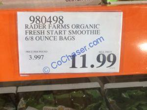 Costco-980498-Rader-Farms-Organic-Fresh-Start-Smoothie-tag