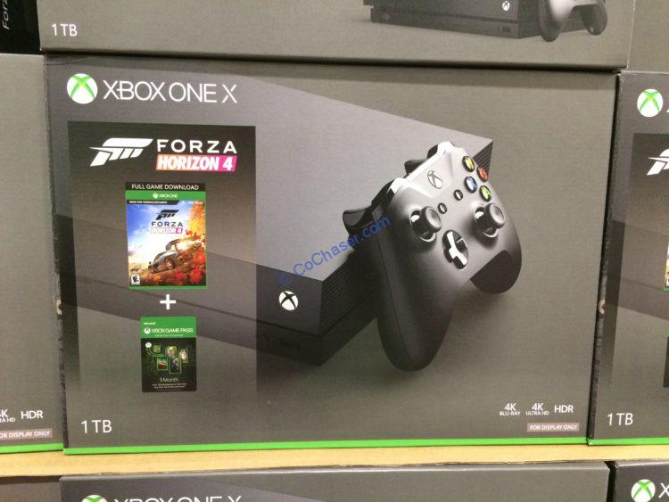 Xbox One X Bundle with Forza Game Code and 3 month Game Pass