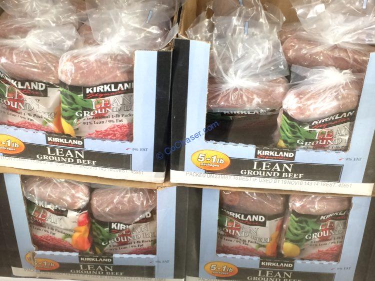 Costco88739KirklandSignature91 LeanGroundBeefall CostcoChaser