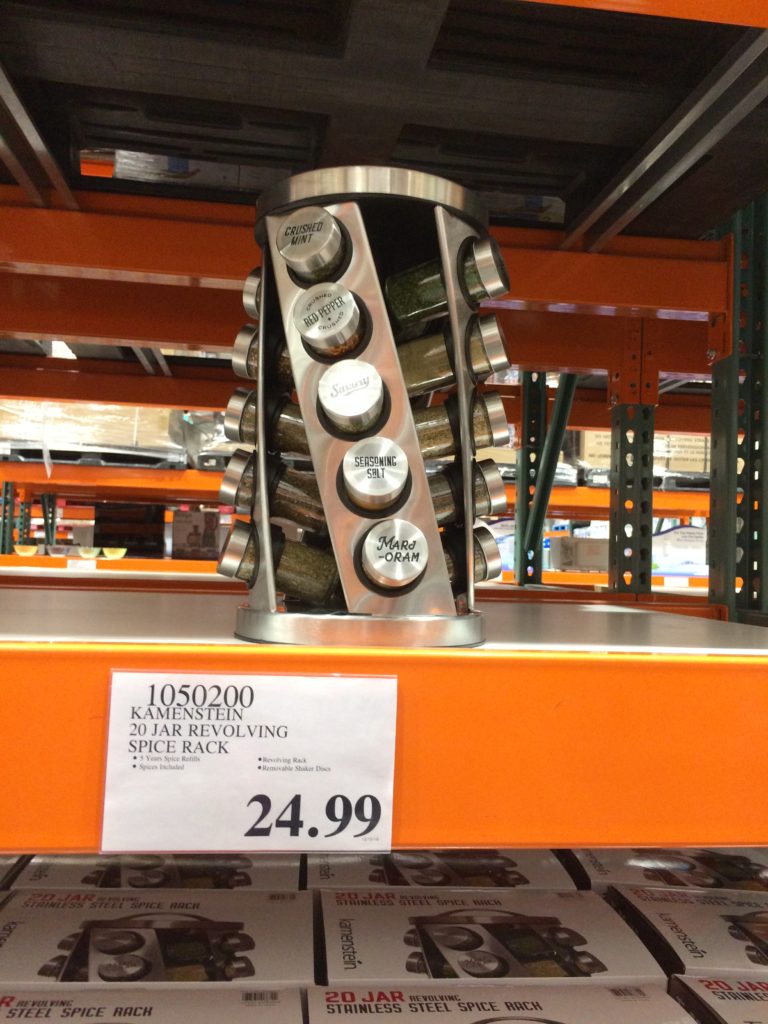 Kamenstein 20 Jar Revolving Spice Rack CostcoChaser