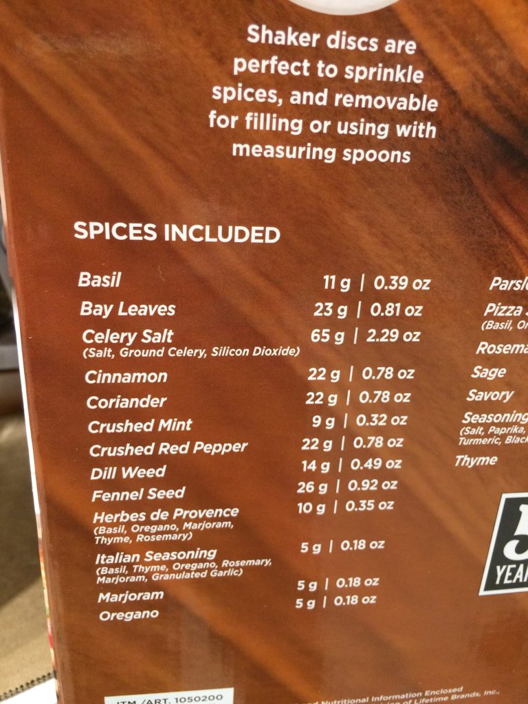 Costco1050200Kamenstein20JarRevolvingSpiceRackspec CostcoChaser