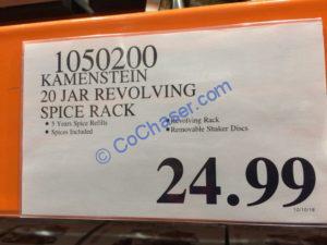 Costco-1050200-Kamenstein-20Jar-Revolving-Spice-Rack-tag