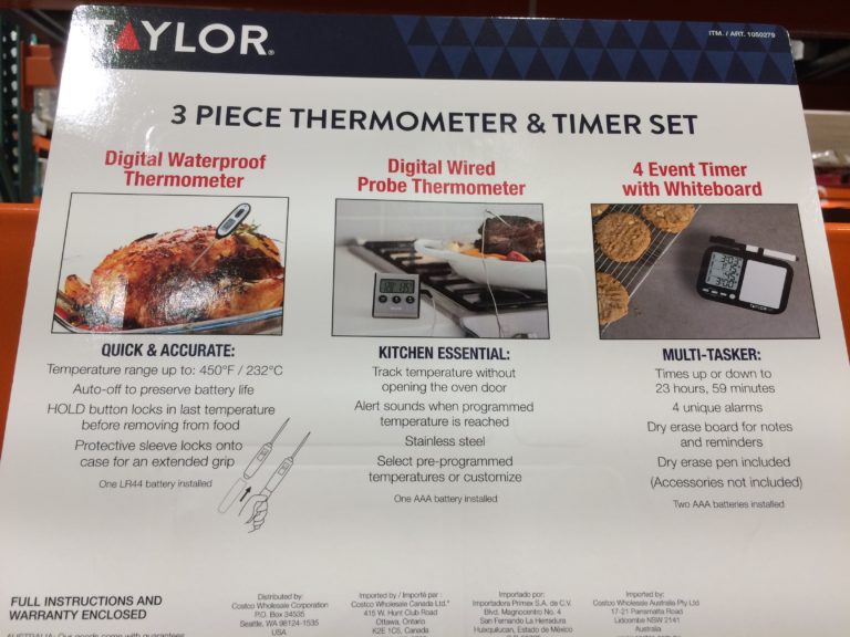 Costco1050279Taylor3PieceThermometerandTimerSet4 CostcoChaser