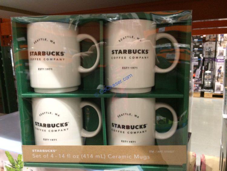 Costco1119327StarbucksFourPack14OZStackingCeramicMugs1