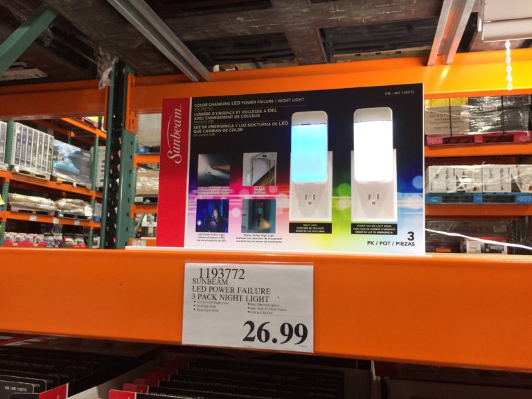 Sunbeam 3 Pack LED Power Failure Night Light, Model 30310738