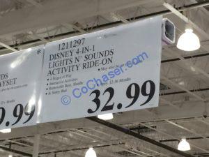 Costco-1211297-Disney-4-IN-1-Lights-N-Sounds-Activity-Ride-On-tag