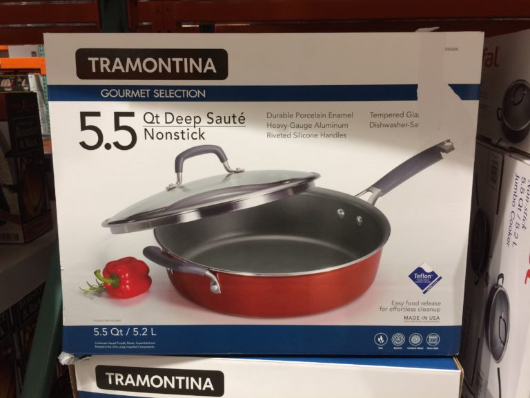 Tramontina 5.5QT Deep Sauté Pan with Lid CostcoChaser