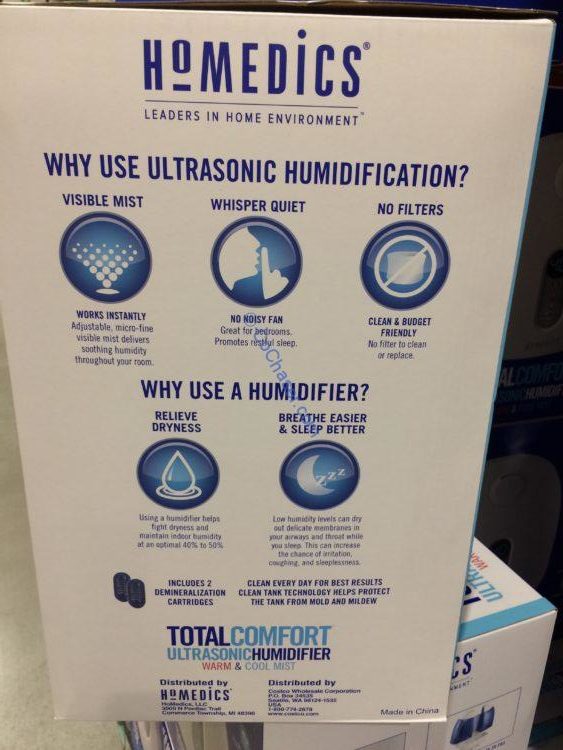Costco1238428 HoMedicsUltrasonicHumidifierspec2 CostcoChaser