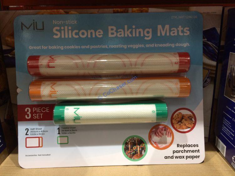MIU 3-piece Nonstick Silicone Baking Mats