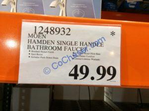 Costco-1248932-MOEN-Hamden-Single-Handle-Bathroom-Faucet-tag