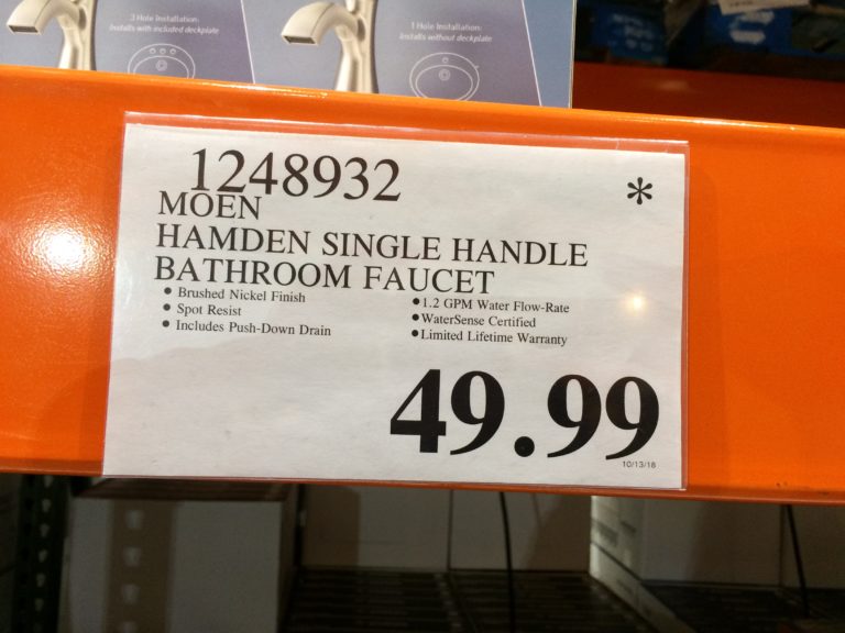 Costco1248932MOENHamdenSingleHandleBathroomFaucettag CostcoChaser