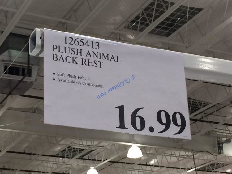 Costco-1265413-Plush-Animal-Back-Rest-tag – Costco Chaser