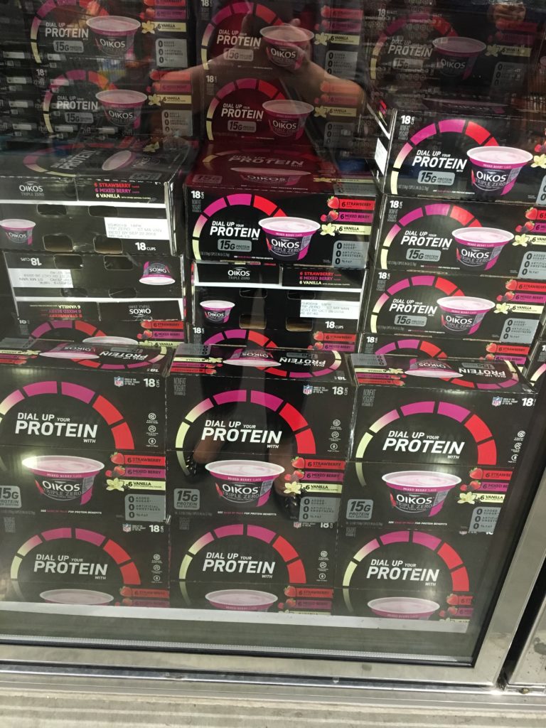 Costco1271446Dannon OIKSTripleZeroYogurtall CostcoChaser