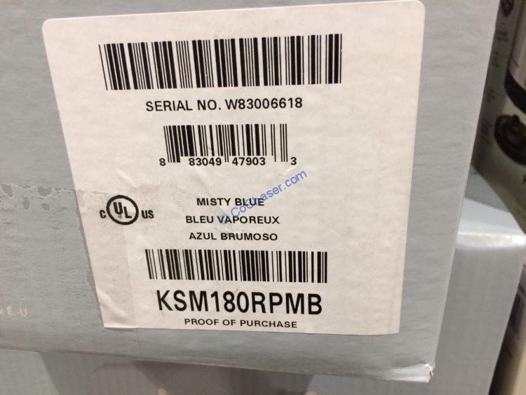 Costco1274279Kitchenaid100YearAnniversary5QTTiltHeadMixer bar