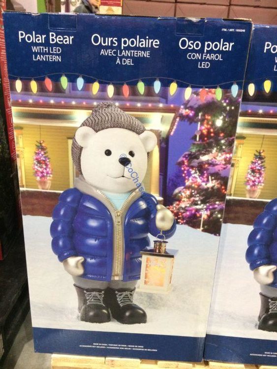 Costco1900246PolarBearGreeterwithLEDLantern1 CostcoChaser