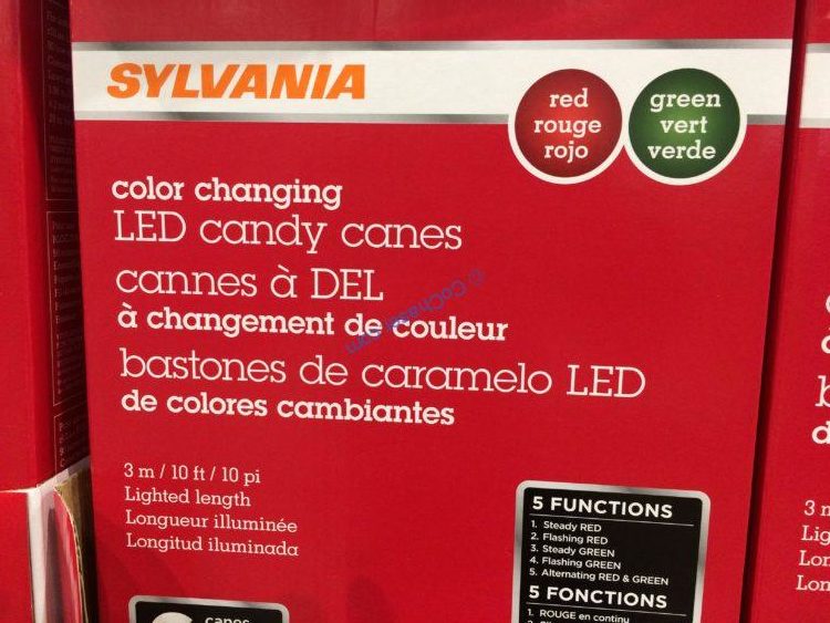Costco1900250SylvaniaCandyCaneLightsspec CostcoChaser