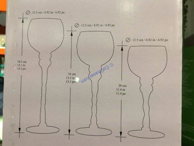 3PK Glass Candle Holders CostcoChaser