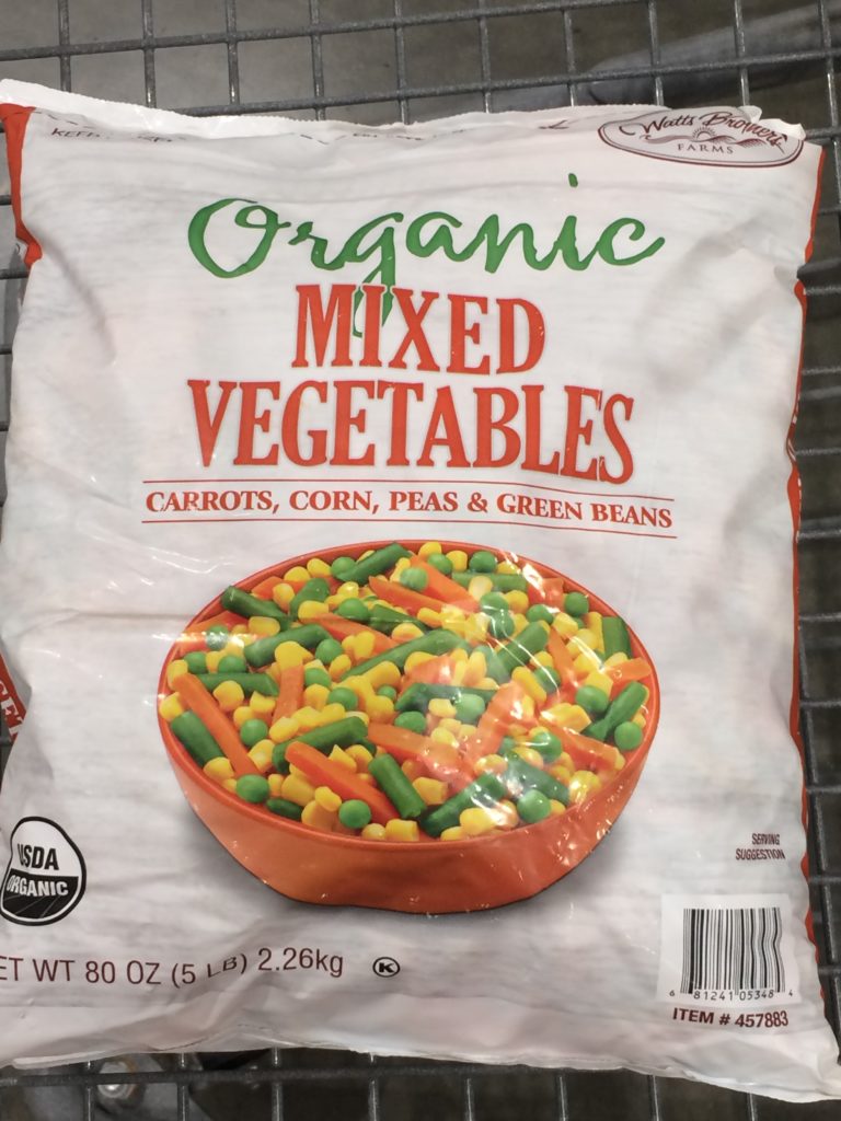 Watts Brothers Organic Mixed Veggies 5 Pound Bag CostcoChaser