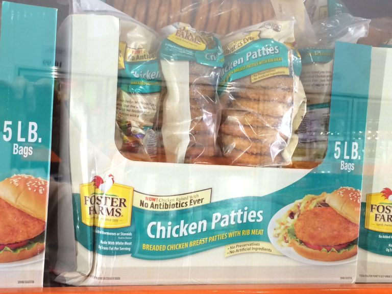 Foster Farms NAE Chicken Patties 5 Pound Bag CostcoChaser