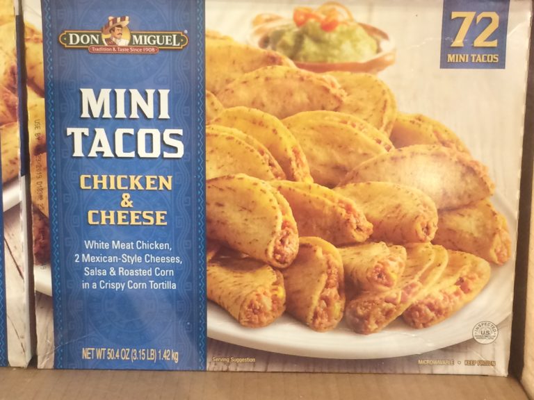 DON Miguel Mini Chicken Tacos 72 Count Box CostcoChaser
