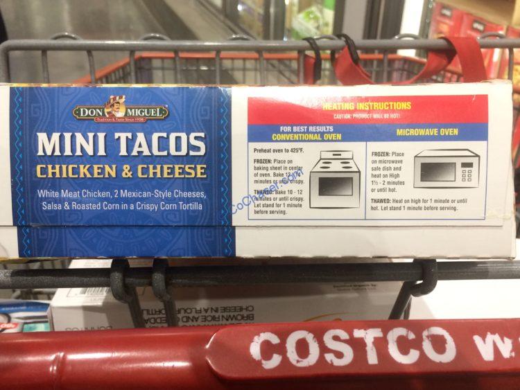 DON Miguel Mini Chicken Tacos 72 Count Box CostcoChaser
