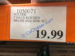 Costco-1050071-Polder-7Piece-Kitchen-Brush-Sink-Set-tag