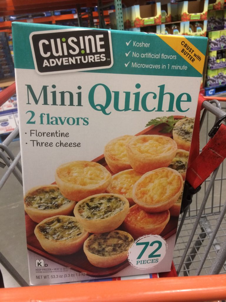 Cuisine Adventures Kosher Mini Quiche 72 Count Box CostcoChaser