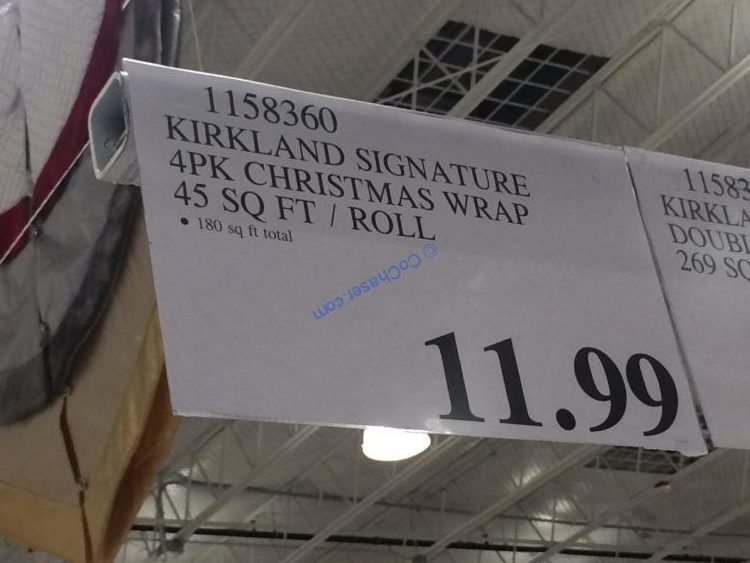 Costco-1158360-Kirkland-Signature-Christmas-Wrap-4Pack-tag