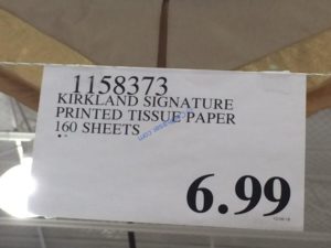 Costco-1158373-Kirkland-Signature-Printed –Tissue-Paper-tag