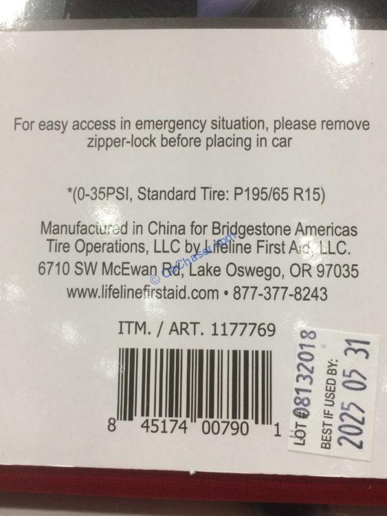 Costco1177769BridgestoneAutoSafetyEmergencyRoadsideKitbar