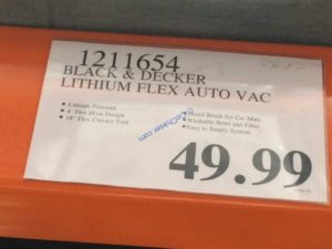 Costco-1211654- BLACK-DECKER-Lithium-Io- Flex-Cordless-Automotive-Vacuum-tag