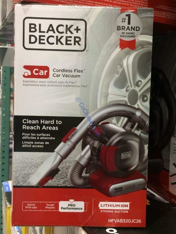 BLACK + DECKER LithiumIon Flex Cordless Automotive Vacuum, Model