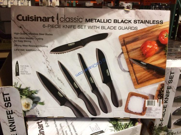 Costco1222510CuisinartBlackMetallic6PCKnifeSet2 CostcoChaser