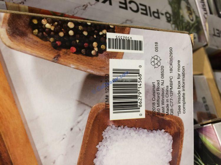 Costco1222510CuisinartBlackMetallic6PCKnifeSetbar CostcoChaser